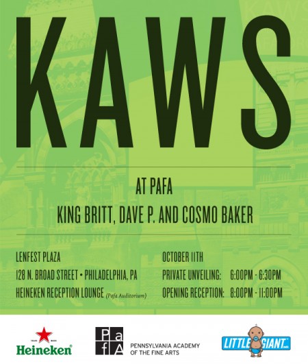 PAFA KAWS Exhibit Philly October 2013